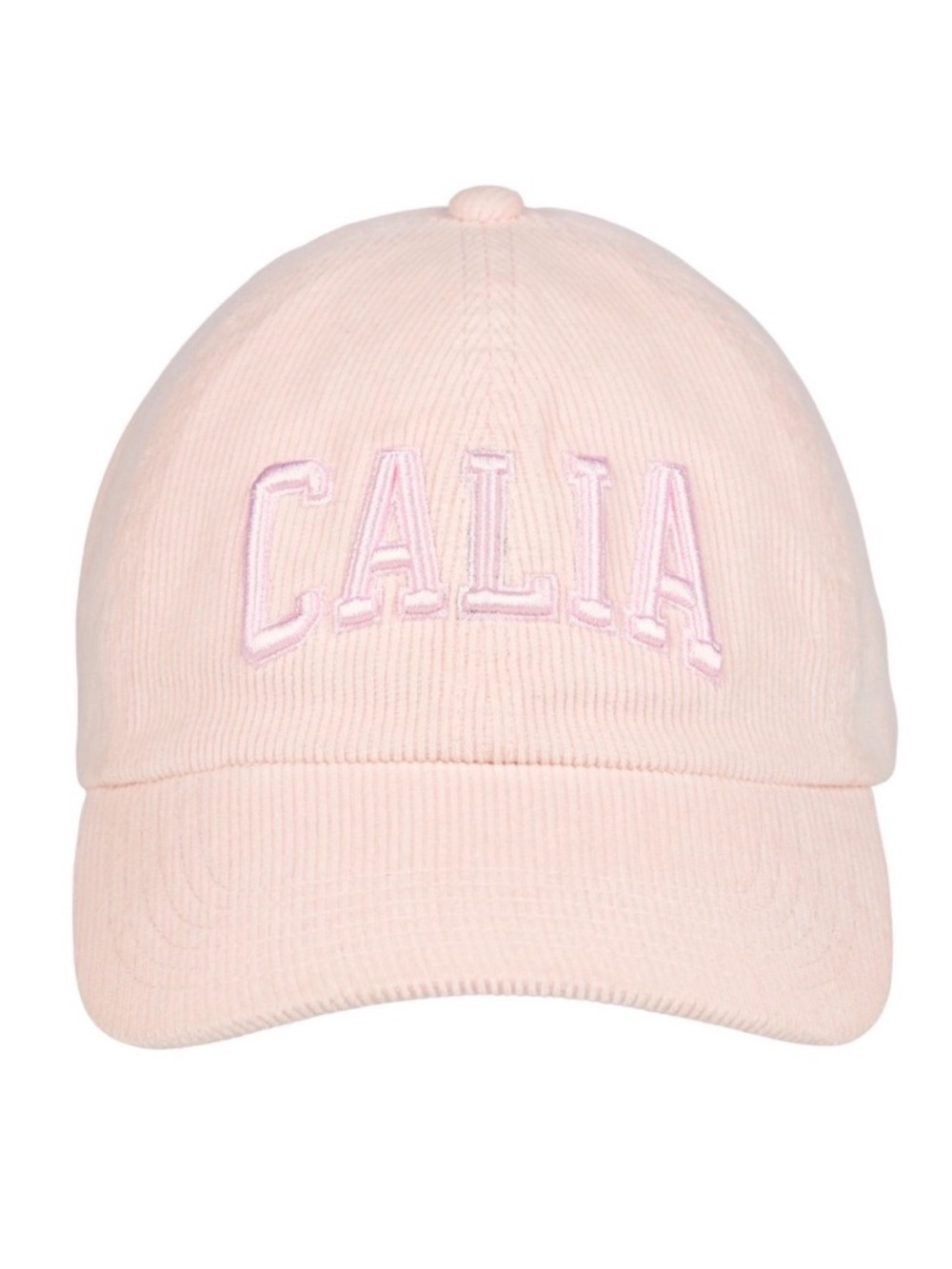 Calia NWT Womens Pastel Pink Corduroy Cap with CALIA Embroidery